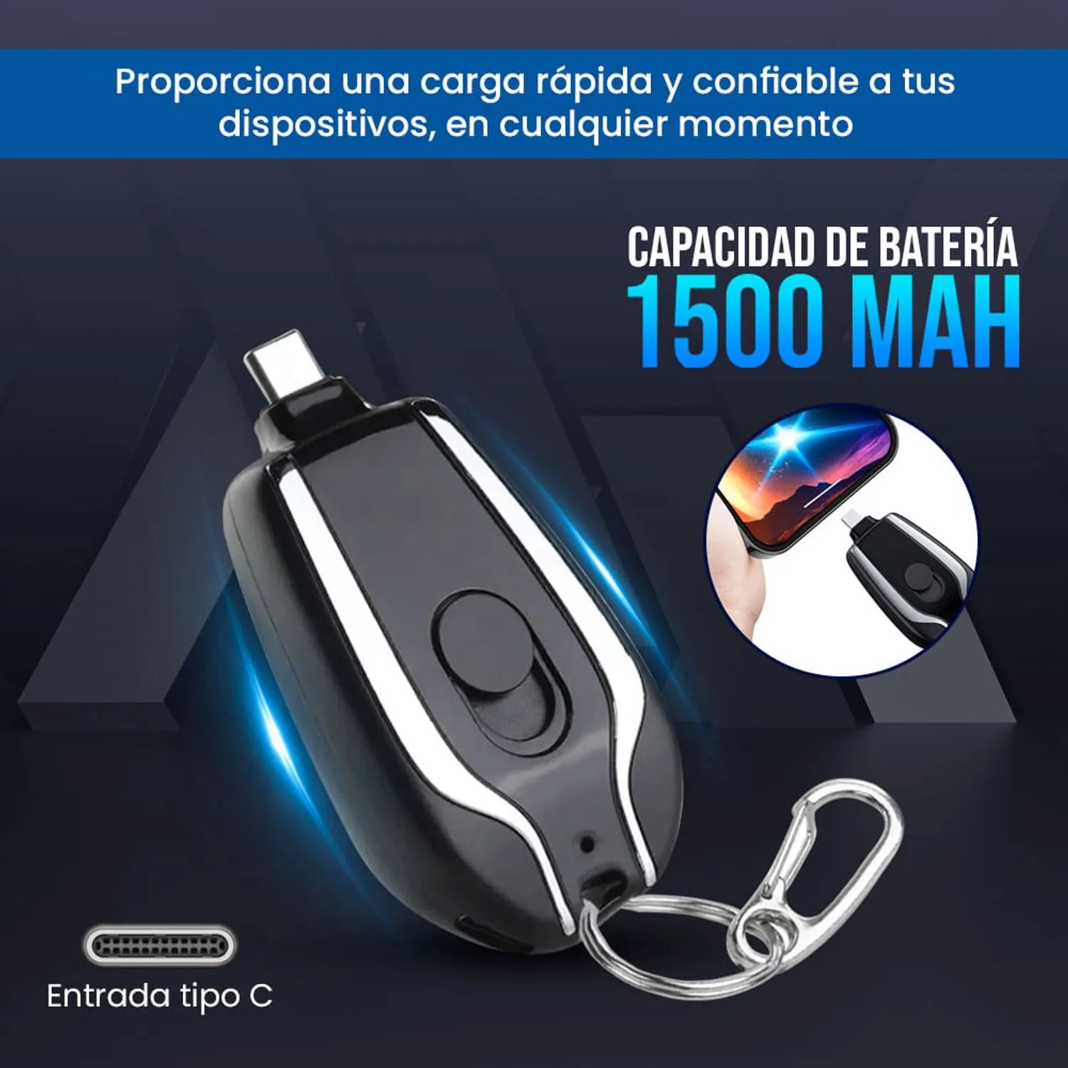 LLAVERO POWER POD CARGADOR PORTATIL